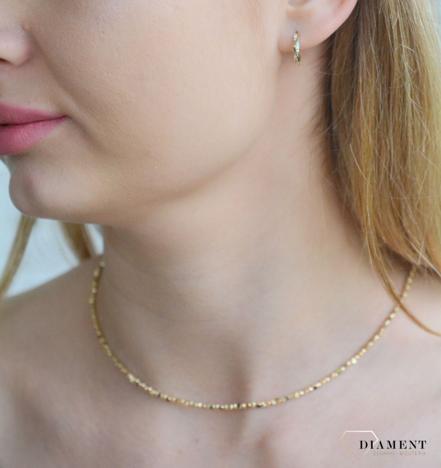 Złote kolczyki damskie 375 koła z cyrkoniami KL 11251 375.jpg